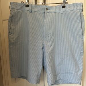 Walter Hagen Light Blue Patterned Golf Men's Shorts